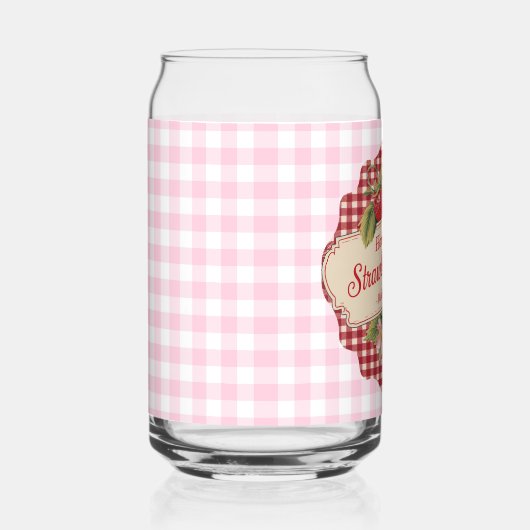 Strawberry Jam Blikvorm Glas (Rechts)