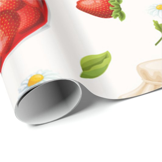 Strawberry Jam Cadeaupapier (Rol Hoek)