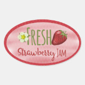Strawberry Jam Canning Label (Voorkant)