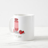 Strawberry Jam cartoon | Mok (Voorkant links)