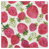 STRAWBERRY JAM Fruit Pattern Stof (Swatch)