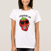 Strawberry Jam Funny Fruit Pun T-shirt (Voorkant)