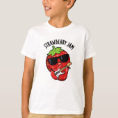 Strawberry Jam Funny Fruit Pun T-shirt (Voorkant)