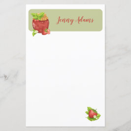 Strawberry Jam Gepersonaliseerd Briefpapier