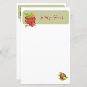 Strawberry Jam Gepersonaliseerd Briefpapier