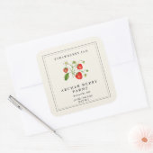  Strawberry Jam Jar Label (Envelop)
