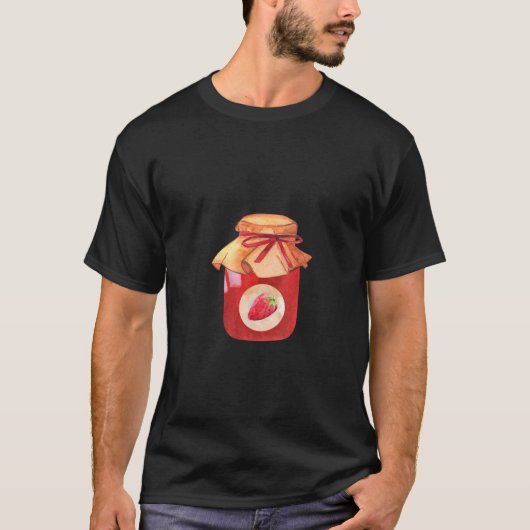 Strawberry Jam Jar T-shirt (Voorkant)