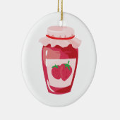 Strawberry Jam Keramisch Ornament (Rechts)