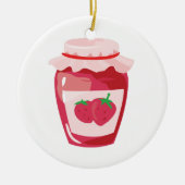 Strawberry Jam Keramisch Ornament (Voorkant)