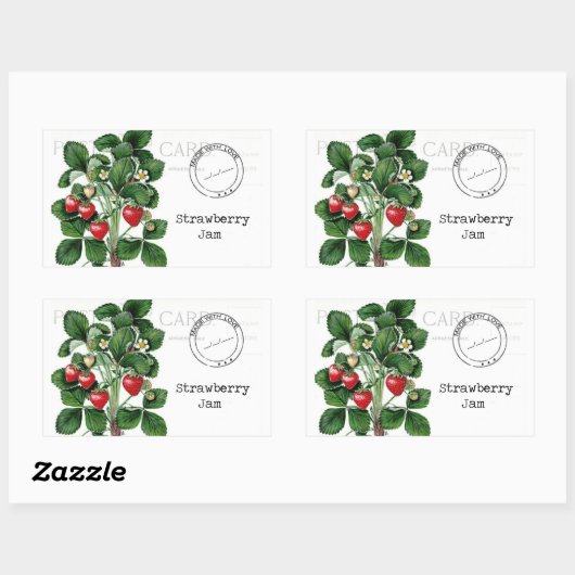 Strawberry Jam Label (Vel)