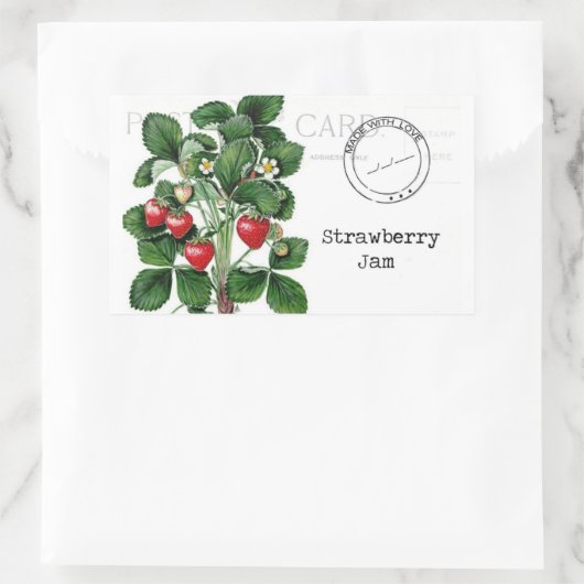 Strawberry Jam Label (Tas)
