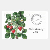 Strawberry Jam Label (Voorkant)