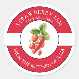 Strawberry Jam Label