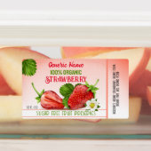 Strawberry Jam Label (Aangebracht)