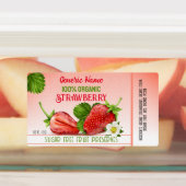 Strawberry Jam Label (Aangebracht)