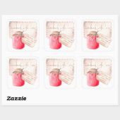 Strawberry Jam Label Homemade met liefdesnaam (Vel)