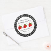 Strawberry Jam Label Modern personaliseren (Envelop)