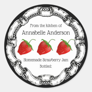 Strawberry Jam Label Personaliseren