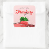 Strawberry Jam Label Sticker (Tas)