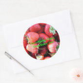 Strawberry Jam Label Sticker (Envelop)