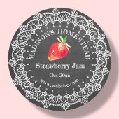 Strawberry Jam | Land Oostenrijk Ronde Sticker