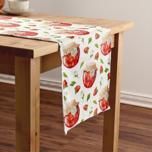 Strawberry Jam Lange Tafelloper (Voorbeeld)