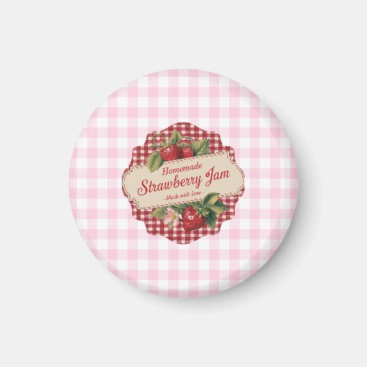 Strawberry Jam Magneet (Voorkant)