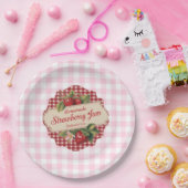 Strawberry Jam Papieren Bordje (Feest)