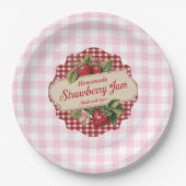 Strawberry Jam Papieren Bordje (Voorkant)