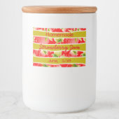 Strawberry Jam PReserves Canning Label Voedselcontainer Etiket (Voorkant)