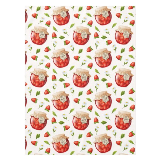 Strawberry Jam Tafelkleed (Voorkant)
