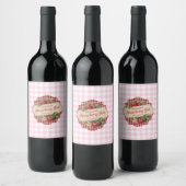 Strawberry Jam Wijn Etiket (Flessen)