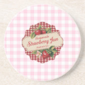 Strawberry Jam Zandsteen Onderzetter (Voorkant)