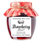 Strawberry Jelly Jam Homemade label STRAW01sq