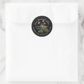 Strawberry Jelly Label  Illustration Black (Tas)