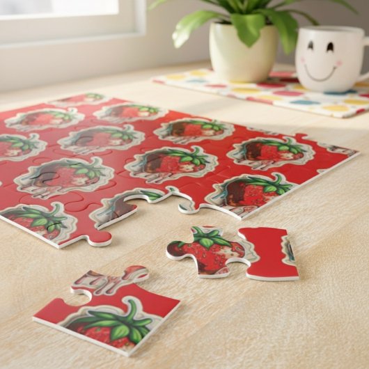 Strawberry Jigsaw puzzel
