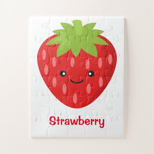 Strawberry Jigzaag Puzzle voor kinderen Legpuzzel (Verticaal)