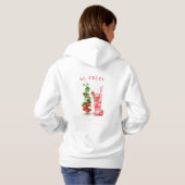 Strawberry Juice Cool Drink Fruits Hoodie (Achterkant volledig)
