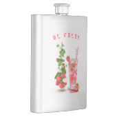 Strawberry Juice Cool Drink Summer Fruits Flask Flacon (Rechts)