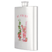 Strawberry Juice Cool Drink Summer Fruits Flask Flacon (Links)