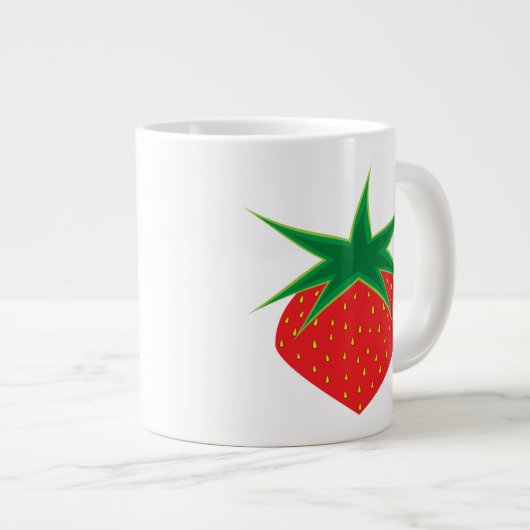 Strawberry Jumbo Mok (Voorkant rechts)