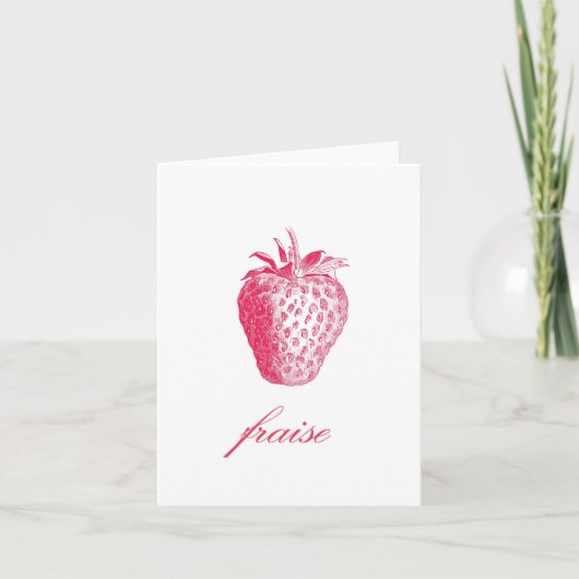 Strawberry Kaart (Voorkant)