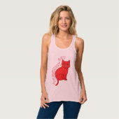 Strawberry katroze katten schattige T-Shirt (Volledige Voorkant)