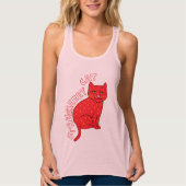 Strawberry katroze katten schattige T-Shirt (Voorkant)
