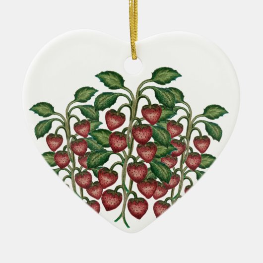 Strawberry Keramisch Ornament (Voorkant)