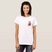 Strawberry Kikker Smile T-shirt (Voorkant volledig)