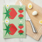 Strawberry Kitchen Towel Theedoek (Quarter Fold)