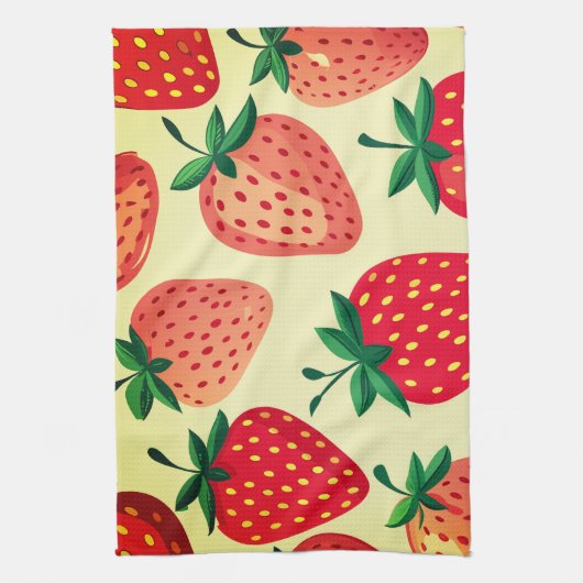 Strawberry Kitchen Towel Theedoek (Verticaal)