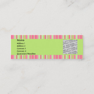 Strawberry & Kiwi-profielkaart Mini Visitekaartje