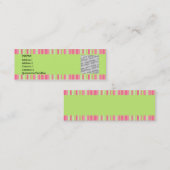 Strawberry & Kiwi-profielkaart Mini Visitekaartje (Voorkant / Achterkant)